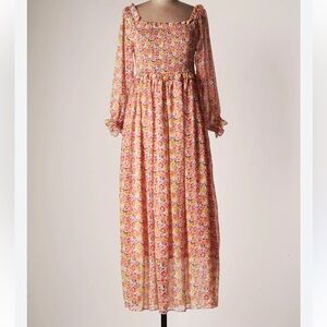 🆕Molly Bracken Lili Sidonio 1861 floral print Maxi dress size S